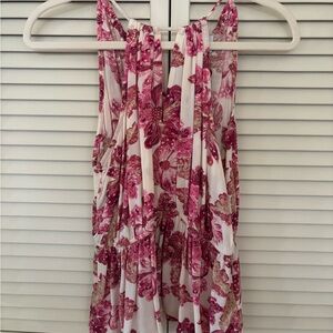 • old navy pink halter tank top | m •